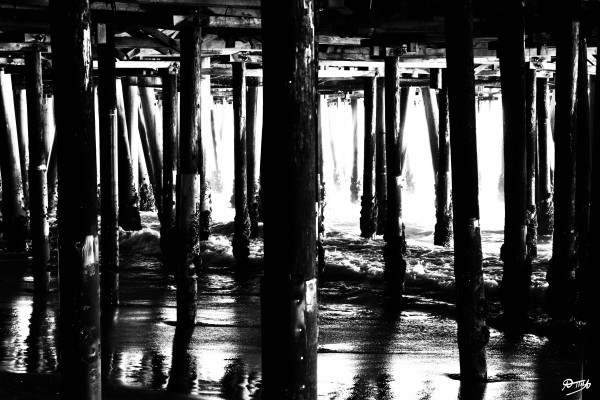 02_ SEA STRUCTURES_DOWN UNDER THE SANTA MONICA PIER II Print