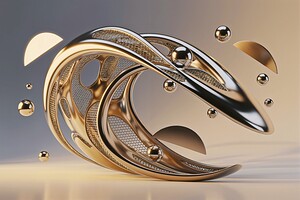 Hexagonal Abstract  4 