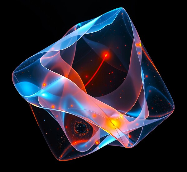 Floating Abstract  1  Print