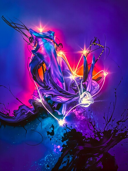Electro Abstract  1  Print