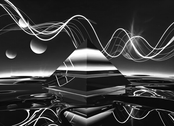 Pyramidal Waveforms  by Byron Johnson