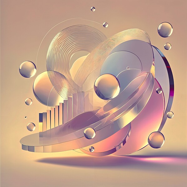 Translucent Abstract  1  Print
