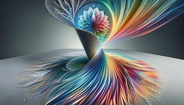 Contour Colorization Print