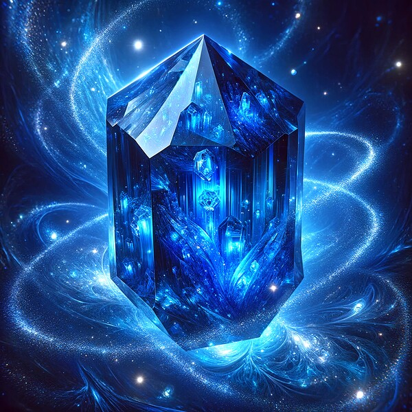 Crystal Blues  Print