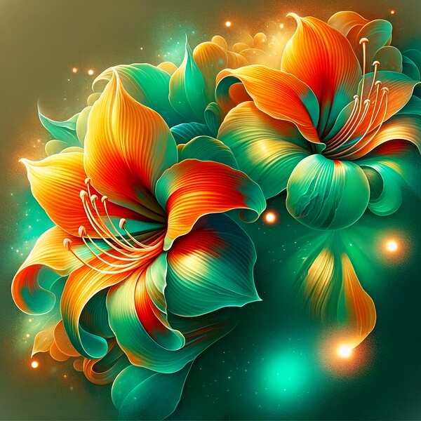 Flower Floatations  Print