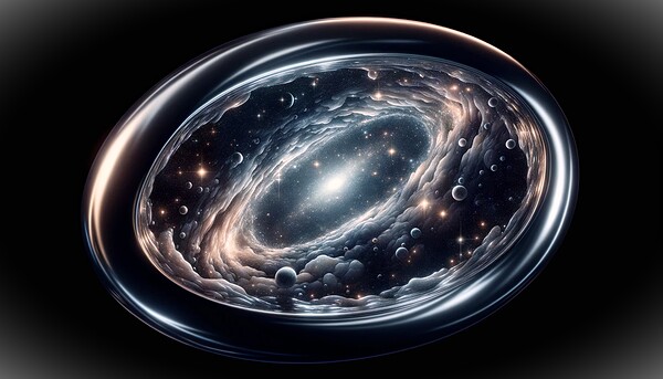 Space Ovalized Print