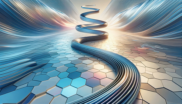 Spiriling Futurity Print