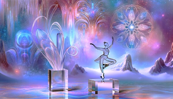 Tai Chi on Ice  Print