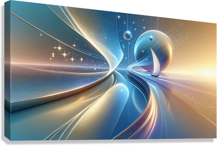 Sailing the Starlanes Canvas Print