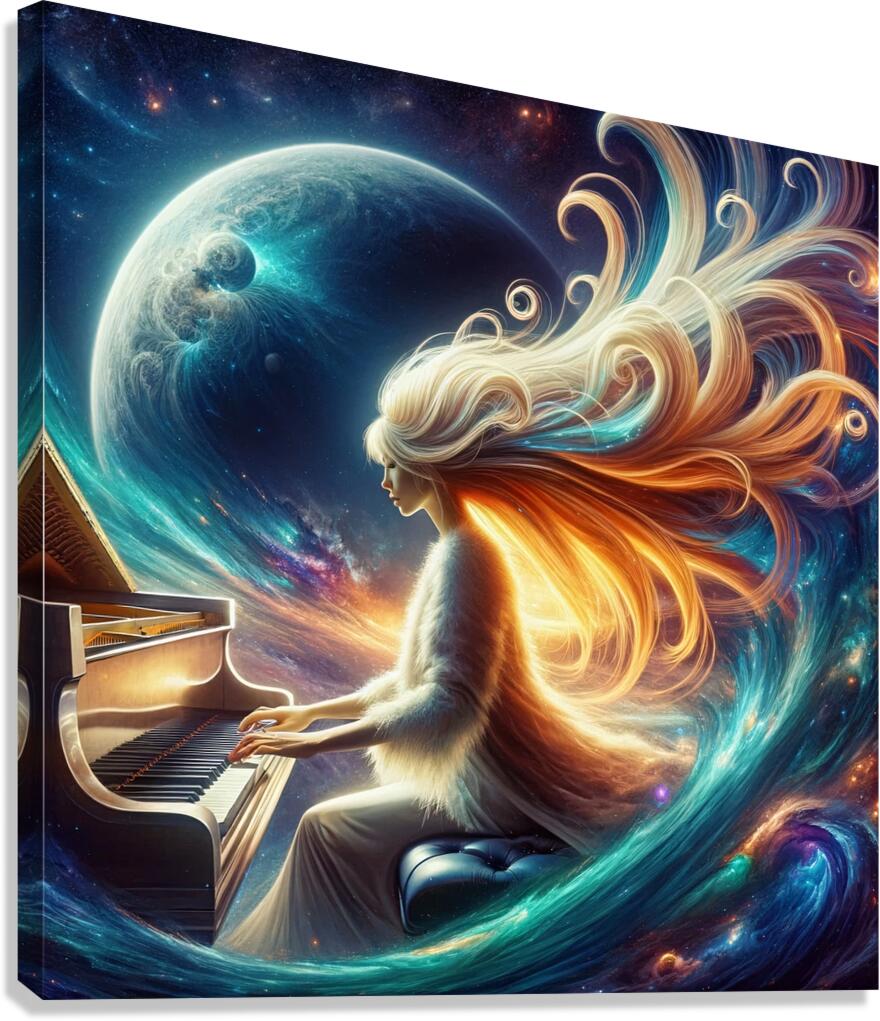 Satelite Sonata Canvas Print