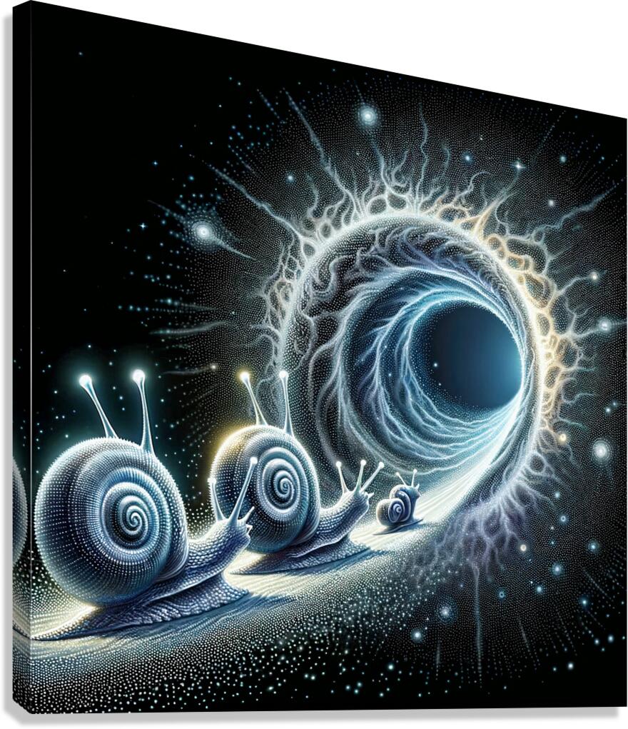 Snailien Family Vacation Canvas Print