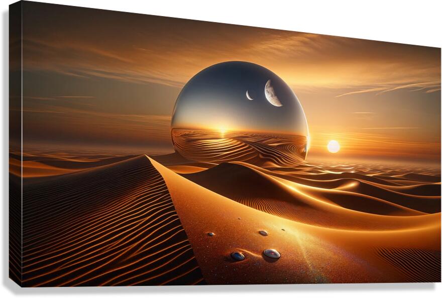 Oblique Continuations Canvas Print