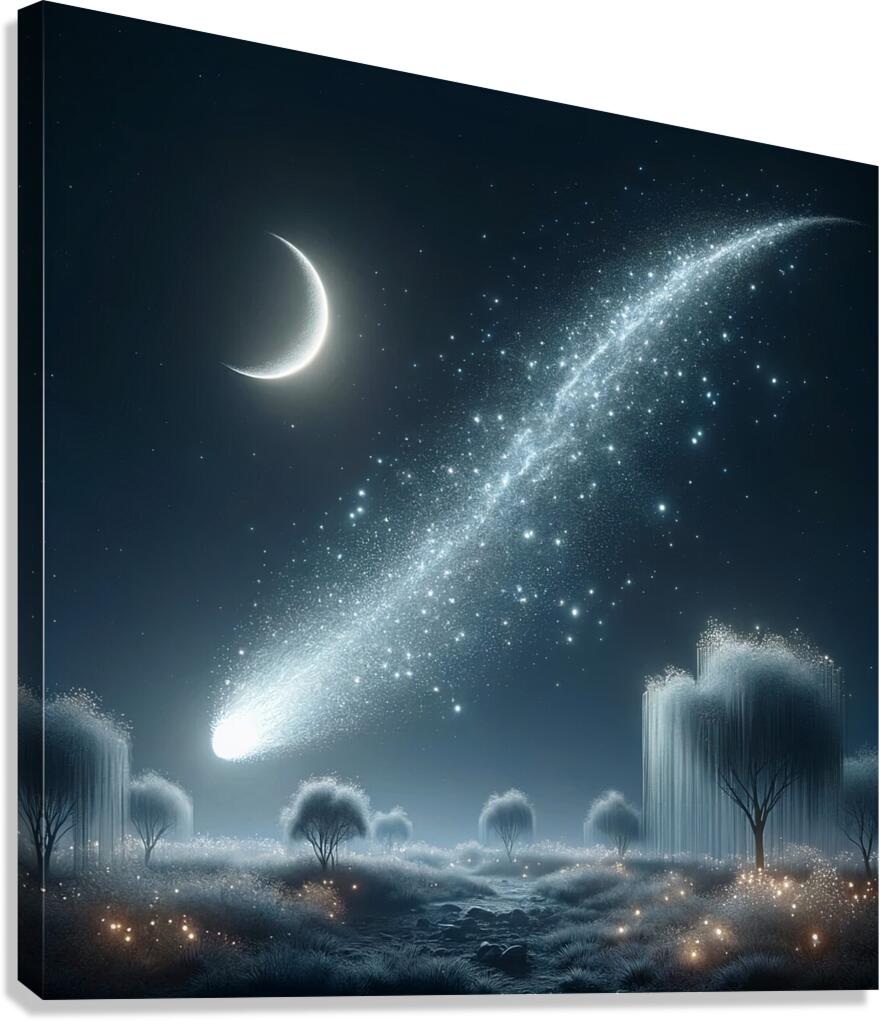 Tail Spin Twilight  Canvas Print