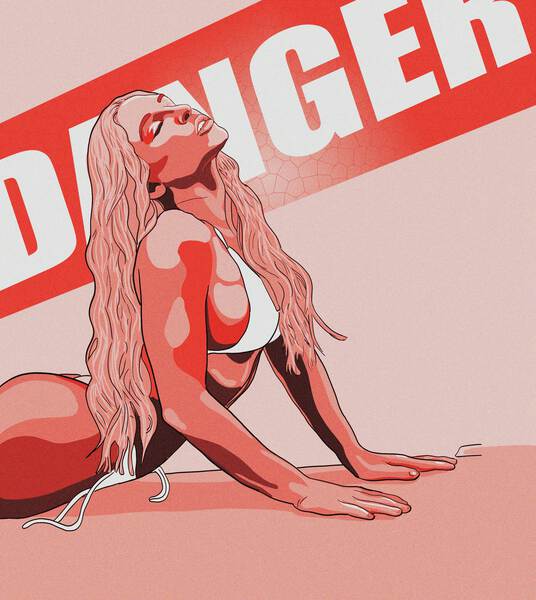 Danger. Print