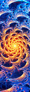 Vortex Dance of the Cosmos - Panoramic