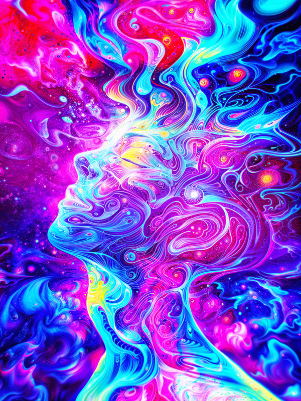Psychedelic Mind Stream Print