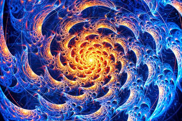 Vortex Dance of the Cosmos Print