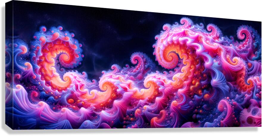 Cosmic Chrysanthemum of Complexity Canvas Print