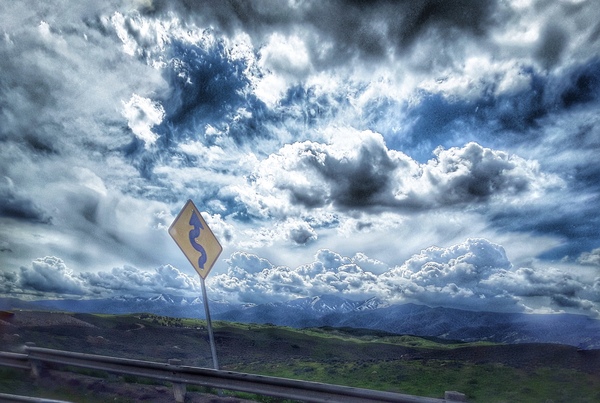 Curves Ahead Print