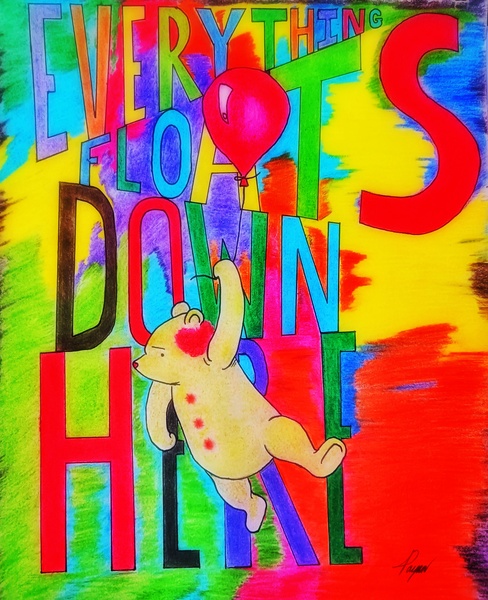 Everything Floats Down Here Print