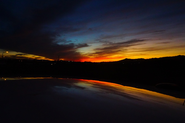 Burning Sun Set Print