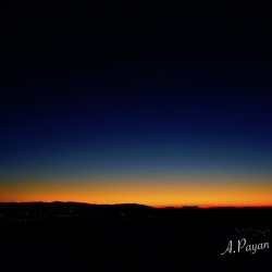 Sunset walk to Outer space