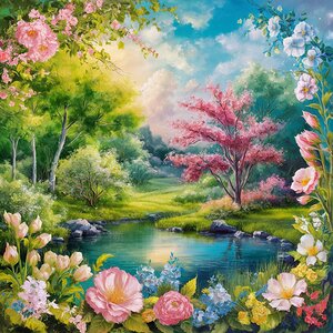 Nature Landscapes and Flowers