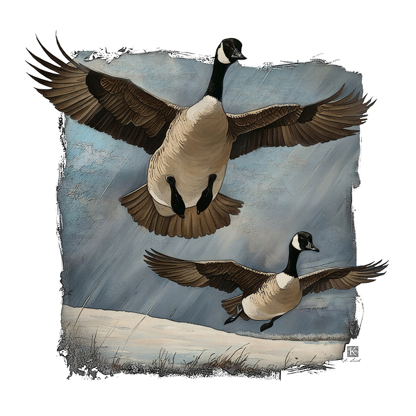 Canada geese Print