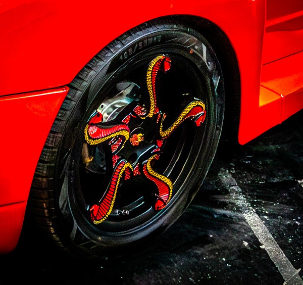 Sports Truck tire by Tonya Davison
