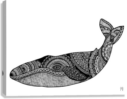 The Whale Canvas Print