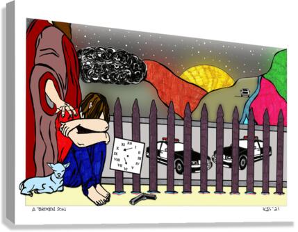 A Broken Son Canvas Print