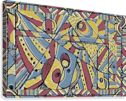 Multicolor Abstract Canvas Print