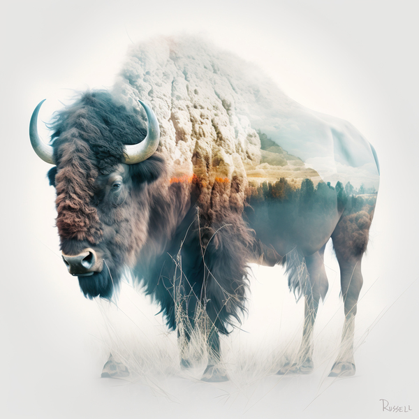 Sacred Buffalo Print
