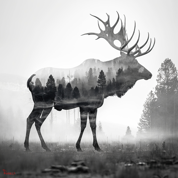 Sacred Elk Print