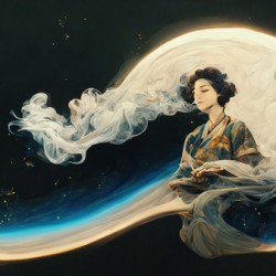 Smoking Geisha
