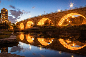 Stone Arch Bridge Reflections