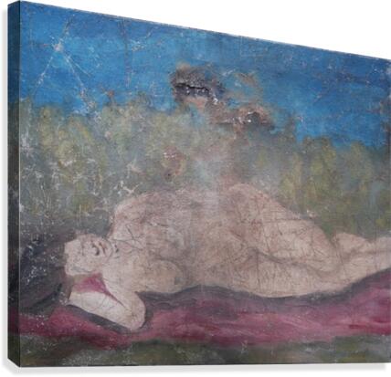 Lying down Canvas Print