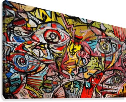 Crash Canvas Print