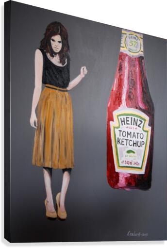 Ketchup killer Canvas Print
