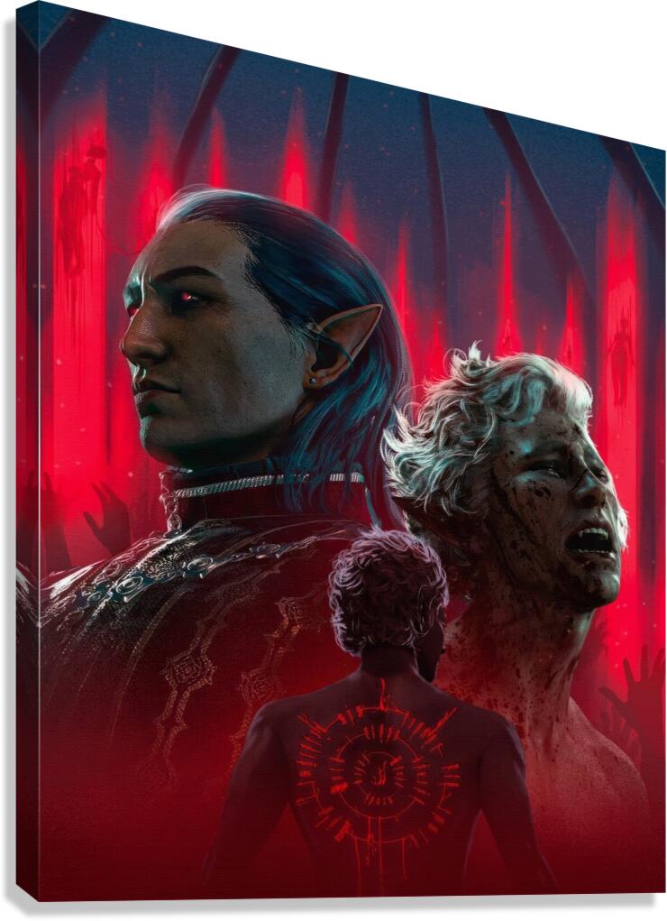 Baldurs Gate Canvas Print
