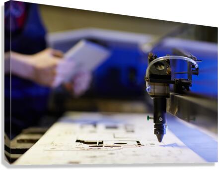 lasercut industry Canvas Print