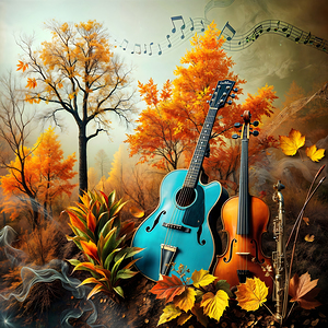 Autumn Music Landscape