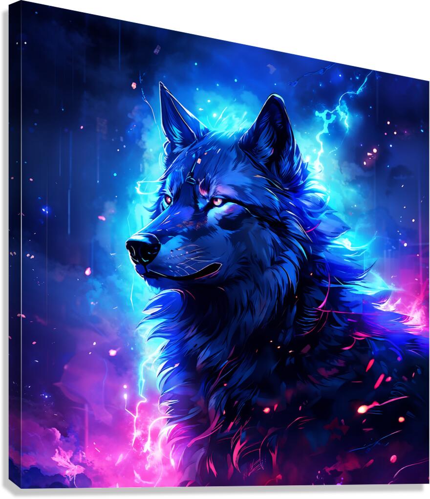 Anime Wolf Canvas Print