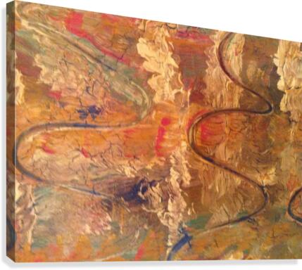 Sound waves.                                 Canvas Print