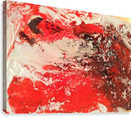         Larver flow.                                      Canvas Print