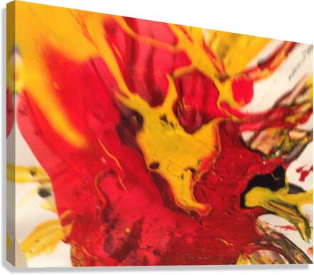 Sun blast Canvas Print
