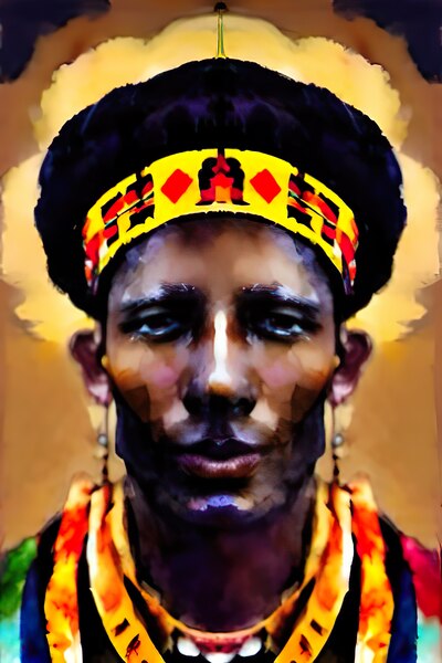 Tribal Chief Print