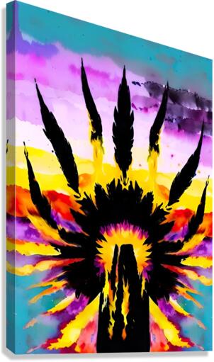 Feather Up Canvas Print