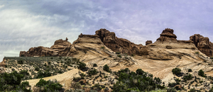 Wind Swept Range Panorama