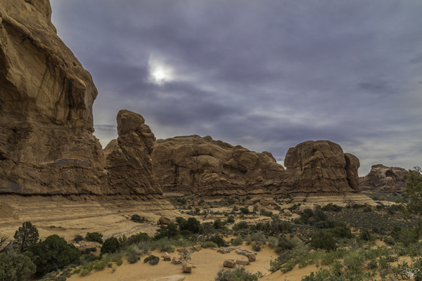 Arches Monolith Print